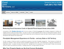 Tablet Screenshot of floodzone-revisions.com